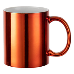 MissKraft - Sublimation - Mug en Céramique - Orange Métalisé - 330 ml