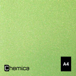 Chemica - Bling Bling Star - Vert Néon (Neon Green) - Feuille 30 x 20 cm