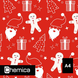 Chemica - Flex Trends - Christmas - Père Noël (Santa Claus) - Feuille 30 cm x 20 cm