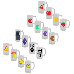 16 Chopes de Biere Sublimées