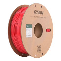 Bobine de PETG eSun Solid Red - 1kg - Spool carton
