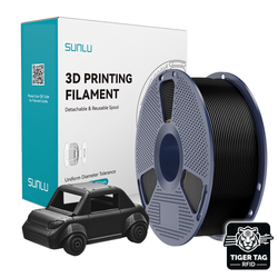 Sunlu - PETG - Noir (Black) - 1,75 mm - 1 kg avec RFID TigerTag