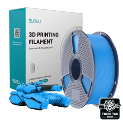 Sunlu - PLA - Cyan - 1,75 mm - 1 kg avec RFID TigerTag
