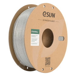 Bobine eSun de PLA eTwinkling Clear - 1 kg - Bobine en carton
