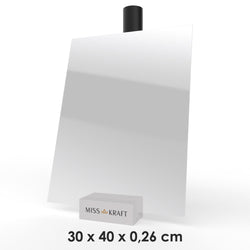 Plaque acrylique MissKraft - Mirroir Argent