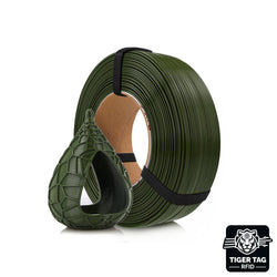 Rosa3D - PETG Standard HS - Vert Armée (Army Green) - 1,75 mm - 1 kg Refill avec RFID TigerTag