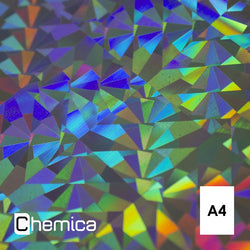 Chemica - Metallic - Arc-en-Ciel (Rainbow) - Feuille 30 cm x 20 cm