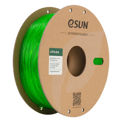 Bobine eSun de eTPU-95A Transparent Green - 1 kg - Bobine carton