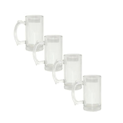 4 chopes à biere à personnaliser sublimation