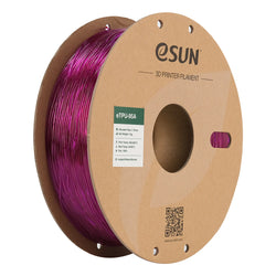 Bobine eSun de eTPU-95A Transparent Purple - 1 kg - Bobine carton