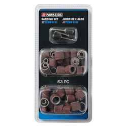 Parkside - Set de manchons abrasifs