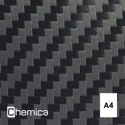 Chemica - Carbon - Noir (Black) - Feuille 30 cm x 20 cm