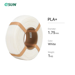 eSun - PLA+ - Blanc (White) - 1,75 mm - 1 kg Refill