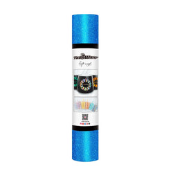 TeckWrapCraft - Glitter - Vinyle Adhésif Bright Blue 
