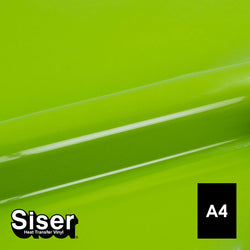 Siser - Basic Flex - Feuille A4 Thermocollant - (A0030) Lime - 20 x 30 cm