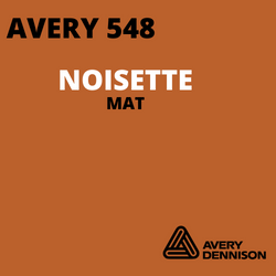 AVERY 500 - Vinyle Adhésif - Noisette Mat - 24 cm x 10 m
