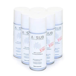 AESUB - Pack de 6 Spray Matifiant 400 ml - Blanc