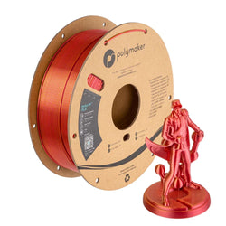Polymaker - PolyLite Dual Silk PLA - Coucher de Soleil (Sunset) - 1,75 mm - 1 kg