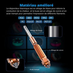 Creality - Buse Unicorn (Unicorn Nozzle Kit) - 0.8mm