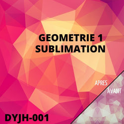 feuille de transfert infusible ink sublimation motifs géométrique atome3d