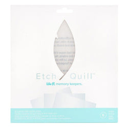 We R Memory Keepers - Etch Quill - Feuilles en Plastique Transparentes