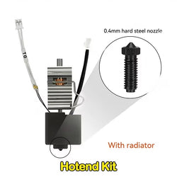 Zimple3D - Anycubic Kobra 3 Tête d'impression (Full Hotend Kit) - Hard steel - 0.4 mm