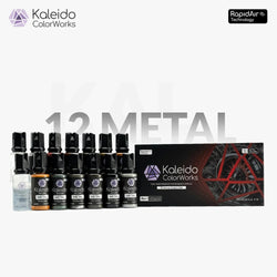 Kaleido ColorWorks - Gloss/Metal - Pack 12 Couleurs Métallisées (12 Metal Colors Set)
