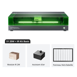 xTool  - S1 20W + IR 1064 - Kit Base