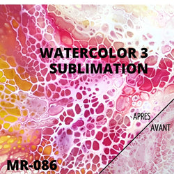 feuille de transfert 30x30 cm infusible ink sublimation atome3d