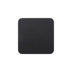 MissKraft - Sublimation - Lot de 5 Sous-verres en Acier Carré - Noir Mat