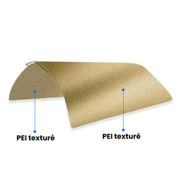 Ziflex - Plateau d'Impression pour Bambu Lab Séries X1/P1/P2/A1 - PEI Textured & PEI Textured - 257 x 257 mm