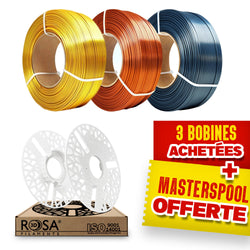 Pack Refill Rosa3D - Silk - PLA x3 + Masterspool Offerte
