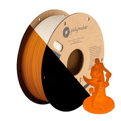 Polymaker - PolyLite Glow PLA - Orange Phosphorescent (Glow Orange) - 1,75 mm - 1 kg