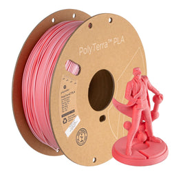 Polymaker - PolyTerra Dual PLA - Flamingo - Rose/Rouge (Pink/Red) - 1,75 mm - 1 kg