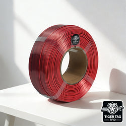 R3D - Silk Dual Color - Noir & Rouge (Black-Red) - 1,75 mm - 1 kg Refill avec RFID TigerTag