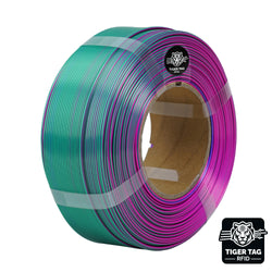 R3D - Tri-Silk color - Rouge/Vert/Bleu (Red/Green/Blue) - 1,75 mm - 1 kg - Refill avec RFID TigerTag