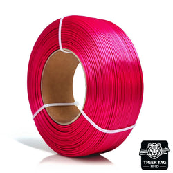 Rosa3D - PLA Silk - Fushia - 1,75 mm - 1 kg Refill avec RFID Tiger Tag