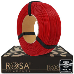 Rosa3D - PLA Starter - Rouge Carmin (Karmin Red) - 1,75 mm - 1 kg Refill avec RFID TigerTag