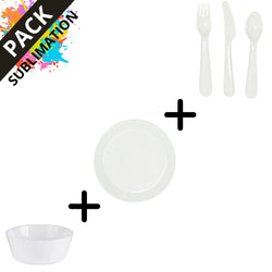 MissKraft - Sublimation - Set 1 Vaisselle pour Enfant