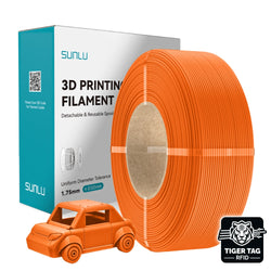 Sunlu - PETG - Lever de Soleil (Sunny Orange) - 1,75 mm - 1 kg - Refill avec RFID TigerTag