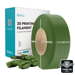 Sunlu - PLA - Vert Olive (Olive Green) - 1,75 mm - 1 kg - Refill avec RFID TigerTag