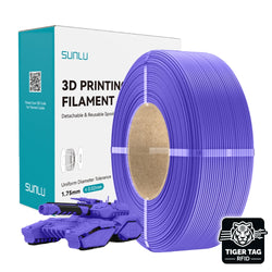 Sunlu - PLA - Violet Lavande (Lavender Purple) - 1,75 mm - 1 kg - Refill avec RFID TigerTag