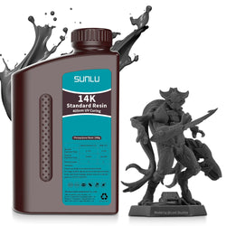 Sunlu - Résine Standard 14K - Gris Foncé (Dark Grey) - 1 kg