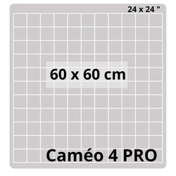 Silhouette - Cameo 4 Pro - Tapis de découpe - Adhésive Standard - 60  x 60 cm