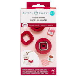 We R Memory - Button Press - Insert Carré + 5 badges - 32 mm 
