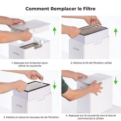 xTool - Purificateur d'air de bureau Compact pour F1