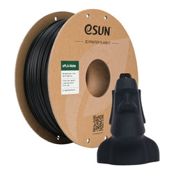Bobine eSun de ePLA Matte Deep Black - 1 kg - Spool Carton 1 et son print