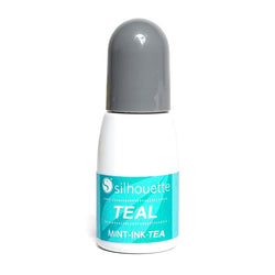 Silhouette - Mint - Encre pour Tampon - Bleu Sarcelle (Teal) - 5 ml