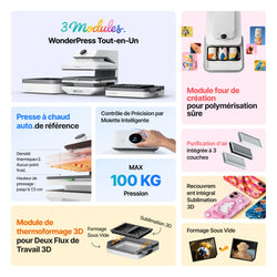 xTool - WonderPress - Presse à Chaud Automatique 3D
