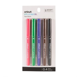 Cricut - Sublimation - 5 Stylos Infusible Ink - Basic - 0.4 mm